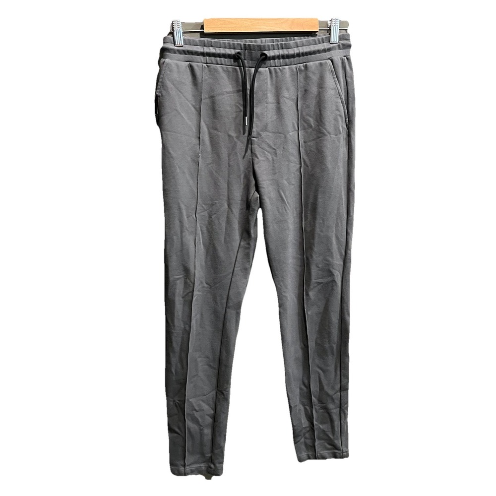 Mauvais Gray Drawstring Pleated Men's Sweatpants‎ Size 30